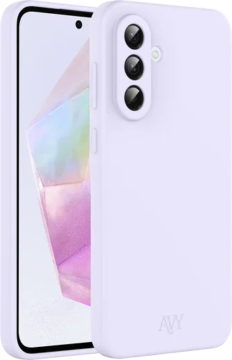 AVY Samsung Galaxy A56 / A36 Hoesje Liquid Silicone met MagSafe Paars afbeelding 10