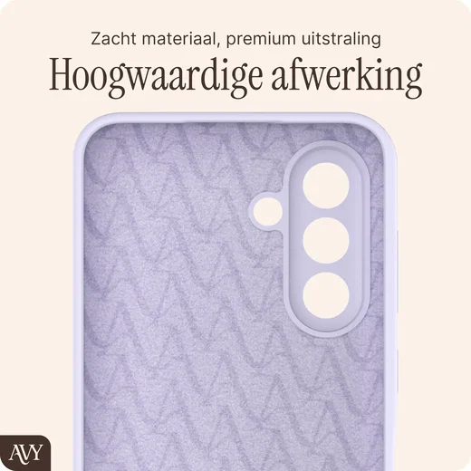 AVY Samsung Galaxy A56 / A36 Hoesje Liquid Silicone met MagSafe Paars afbeelding 9