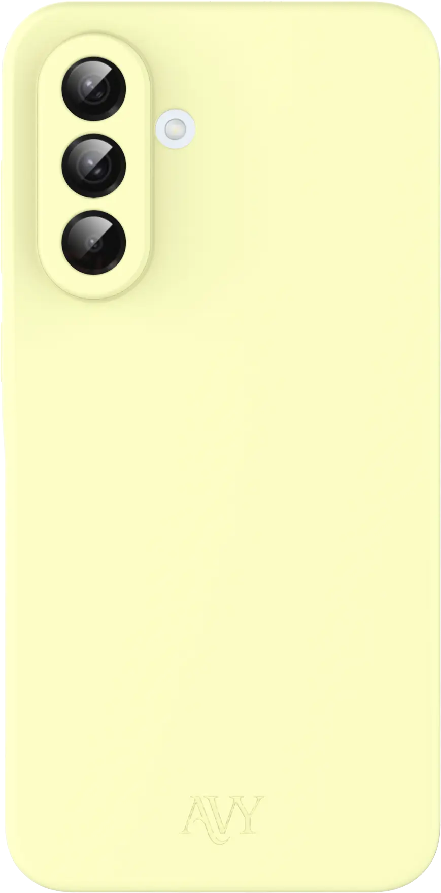 AVY Samsung Galaxy A56 / A36 Hoesje Liquid Silicone met MagSafe Butter Yellow afbeelding 1