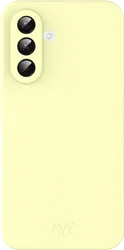 AVY Samsung Galaxy A56 / A36 Hoesje Liquid Silicone met MagSafe Butter Yellow afbeelding