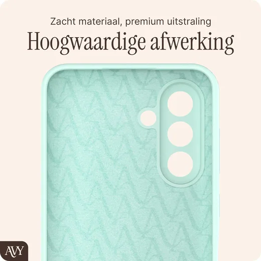 AVY Samsung Galaxy A56 / A36 Hoesje Liquid Silicone met MagSafe Matcha afbeelding 9
