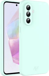 AVY Samsung Galaxy A56 / A36 Hoesje Liquid Silicone met MagSafe Matcha afbeelding