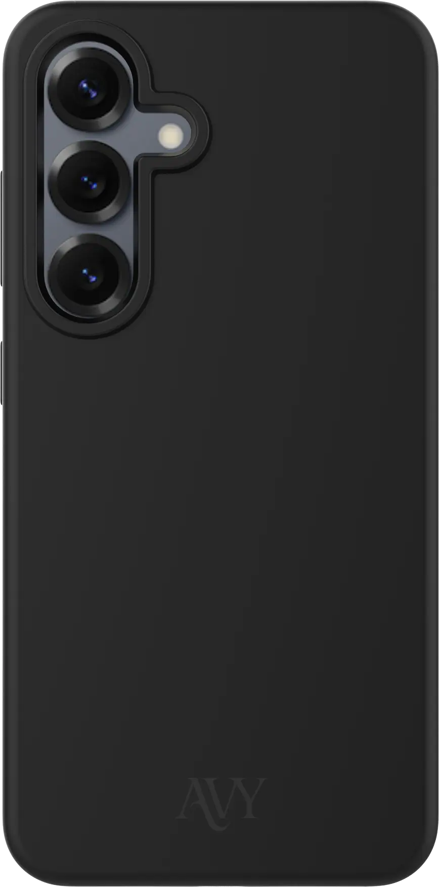 AVY Samsung Galaxy S25 / S24 Hoesje Liquid Silicone met MagSafe Zwart afbeelding 1