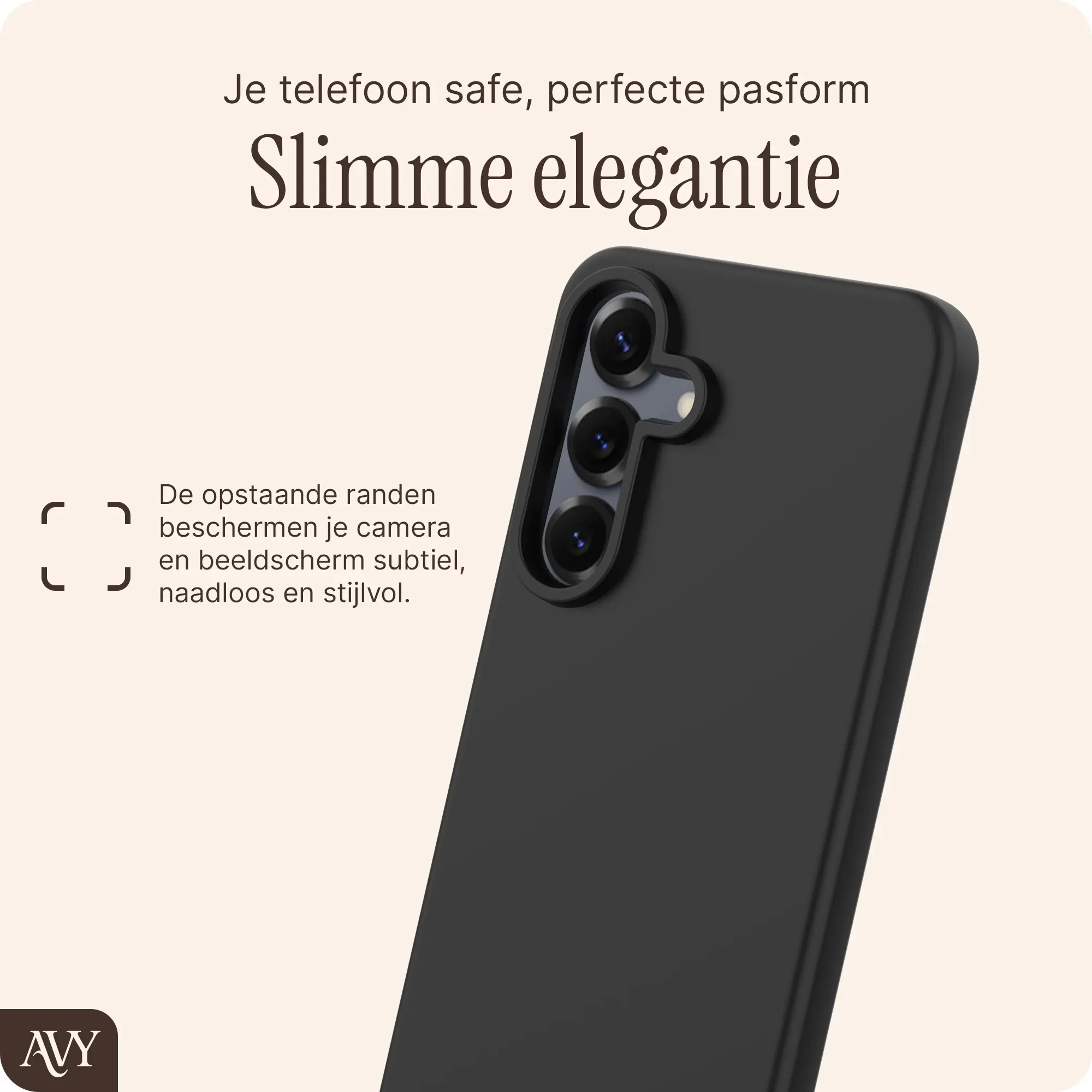 AVY Samsung Galaxy S25 / S24 Hoesje Liquid Silicone met MagSafe Zwart afbeelding 8