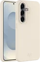 AVY Samsung Galaxy S25 / S24 Hoesje Liquid Silicone met MagSafe Beige