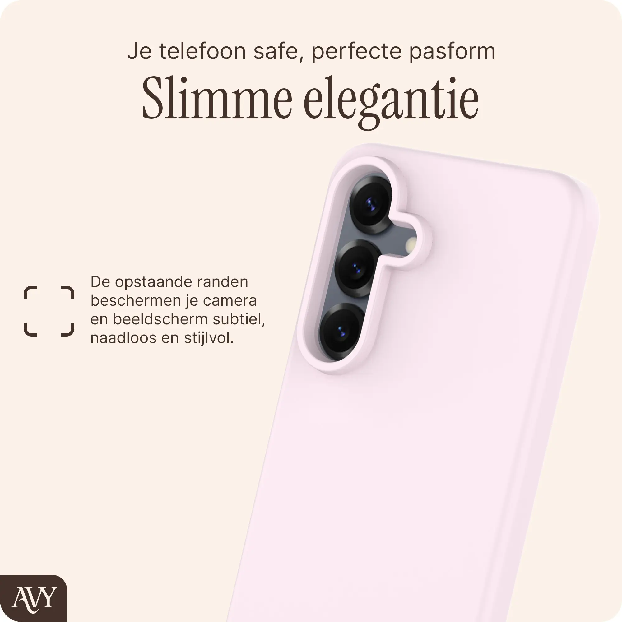 AVY Samsung Galaxy S25 / S24 Hoesje Liquid Silicone met MagSafe Roze afbeelding 9