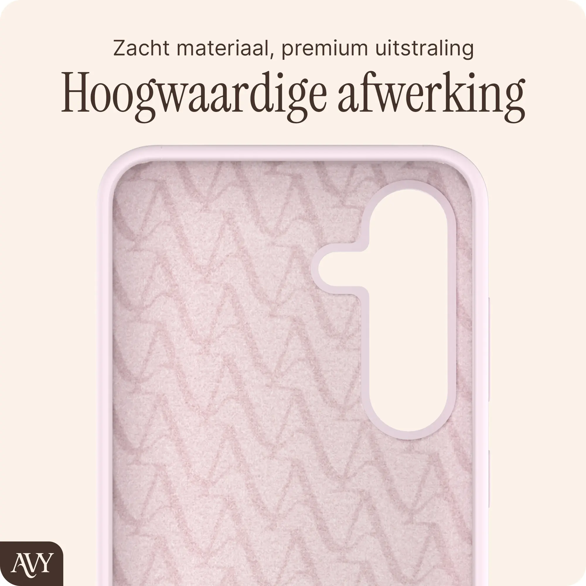 AVY Samsung Galaxy S25 / S24 Hoesje Liquid Silicone met MagSafe Roze afbeelding 10