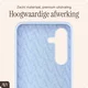 AVY Samsung Galaxy S25 / S24 Hoesje Liquid Silicone met MagSafe Blauw afbeelding 9