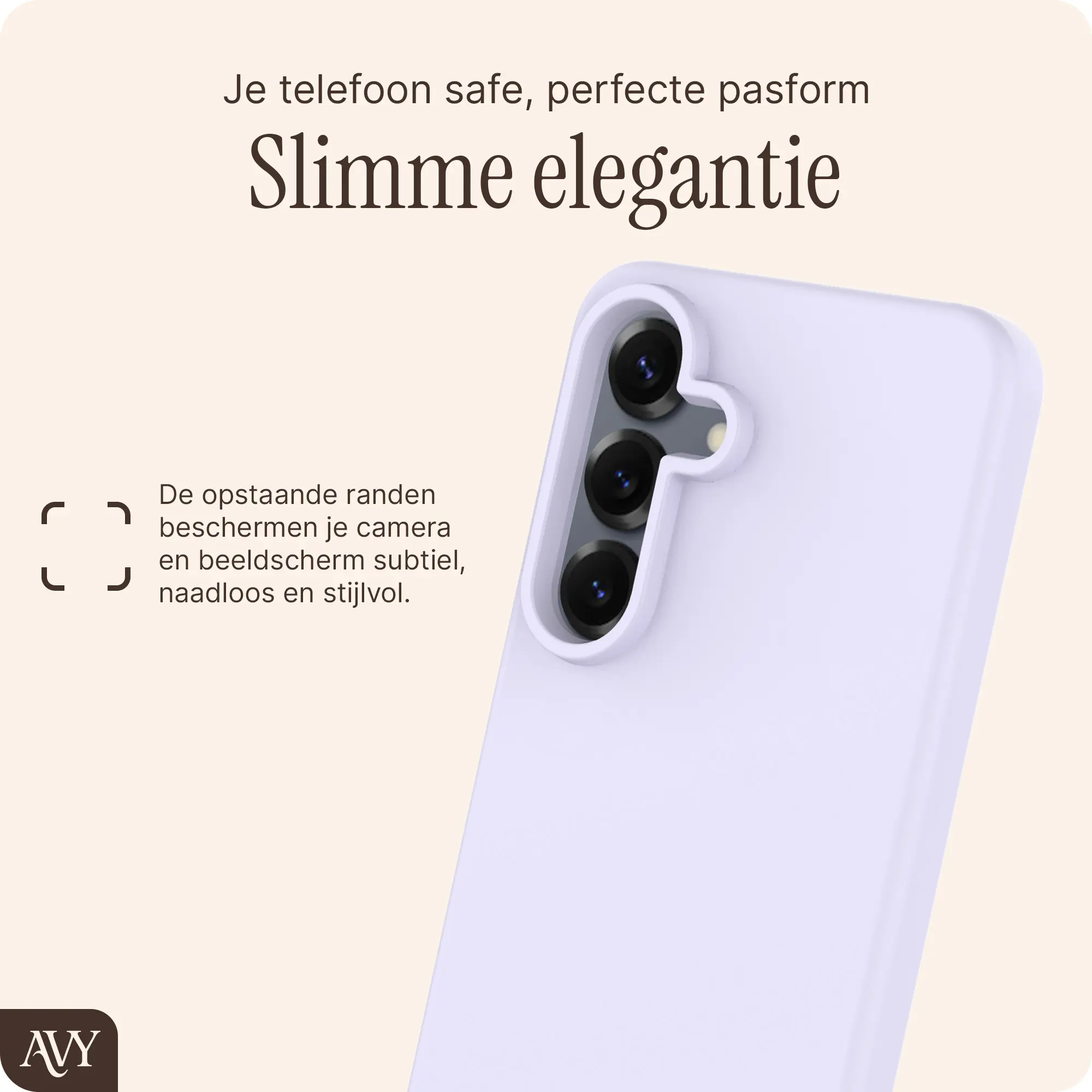 AVY Samsung Galaxy S25 / S24 Hoesje Liquid Silicone met MagSafe Paars afbeelding 8