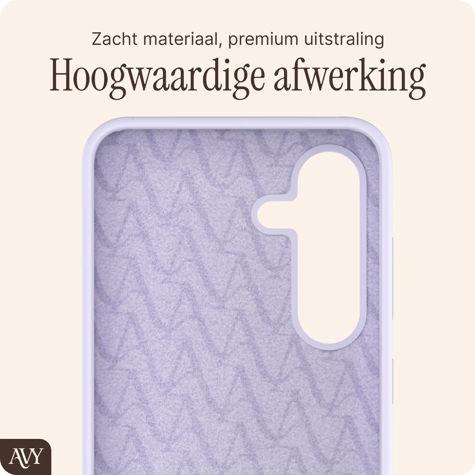 AVY Samsung Galaxy S25 / S24 Hoesje Liquid Silicone met MagSafe Paars afbeelding 9