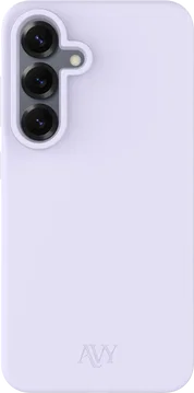 AVY Samsung Galaxy S25 / S24 Hoesje Liquid Silicone met MagSafe Paars