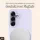 AVY Samsung Galaxy S25 / S24 Hoesje Liquid Silicone met MagSafe Paars afbeelding 7
