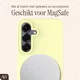 AVY Samsung Galaxy S25 / S24 Hoesje Liquid Silicone met MagSafe Butter Yellow afbeelding 7