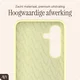 AVY Samsung Galaxy S25 / S24 Hoesje Liquid Silicone met MagSafe Butter Yellow afbeelding 9