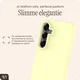 AVY Samsung Galaxy S25 / S24 Hoesje Liquid Silicone met MagSafe Butter Yellow afbeelding 8