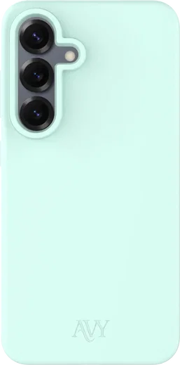 AVY Samsung Galaxy S25 / S24 Hoesje Liquid Silicone met MagSafe Matcha afbeelding 1