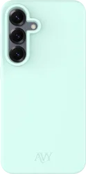 AVY Samsung Galaxy S25 / S24 Hoesje Liquid Silicone met MagSafe Matcha afbeelding