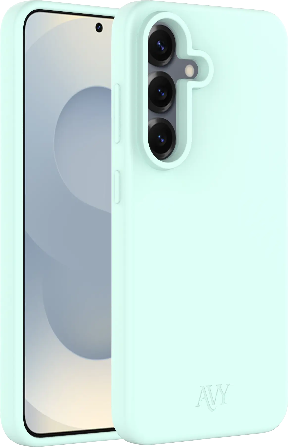 AVY Samsung Galaxy S25 / S24 Hoesje Liquid Silicone met MagSafe Matcha afbeelding 10