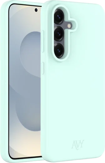 AVY Samsung Galaxy S25 / S24 Hoesje Liquid Silicone met MagSafe Matcha afbeelding 10