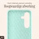AVY Samsung Galaxy S25 / S24 Hoesje Liquid Silicone met MagSafe Matcha afbeelding 9