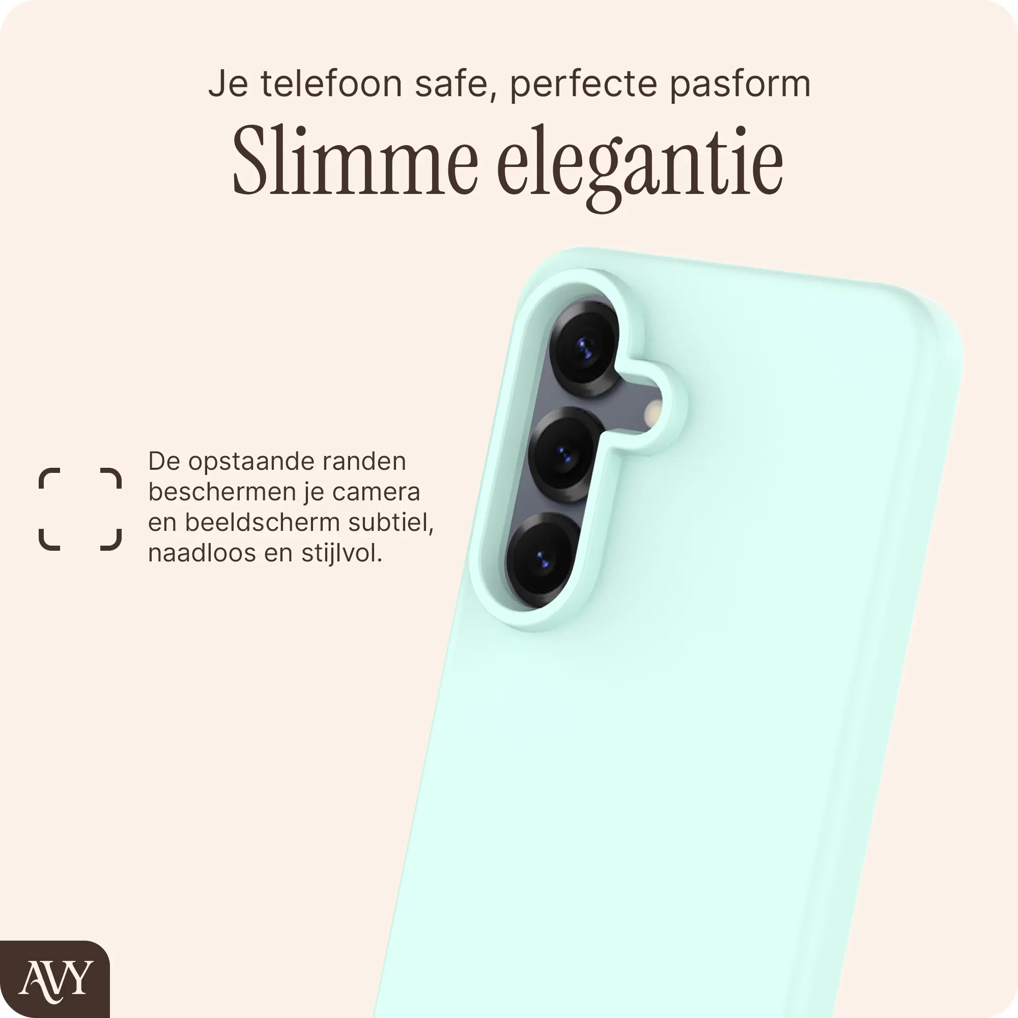 AVY Samsung Galaxy S25 / S24 Hoesje Liquid Silicone met MagSafe Matcha afbeelding 8