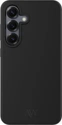 AVY Samsung S25 Plus / S24 Plus Hoesje Liquid Silicone met MagSafe Zwart afbeelding