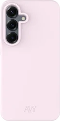 AVY Samsung S25 Plus / S24 Plus Hoesje Liquid Silicone met MagSafe Roze afbeelding