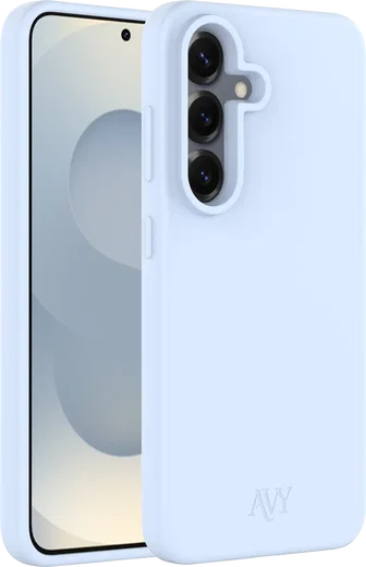 AVY Samsung S25 Plus / S24 Plus Hoesje Liquid Silicone met MagSafe Blauw afbeelding 10