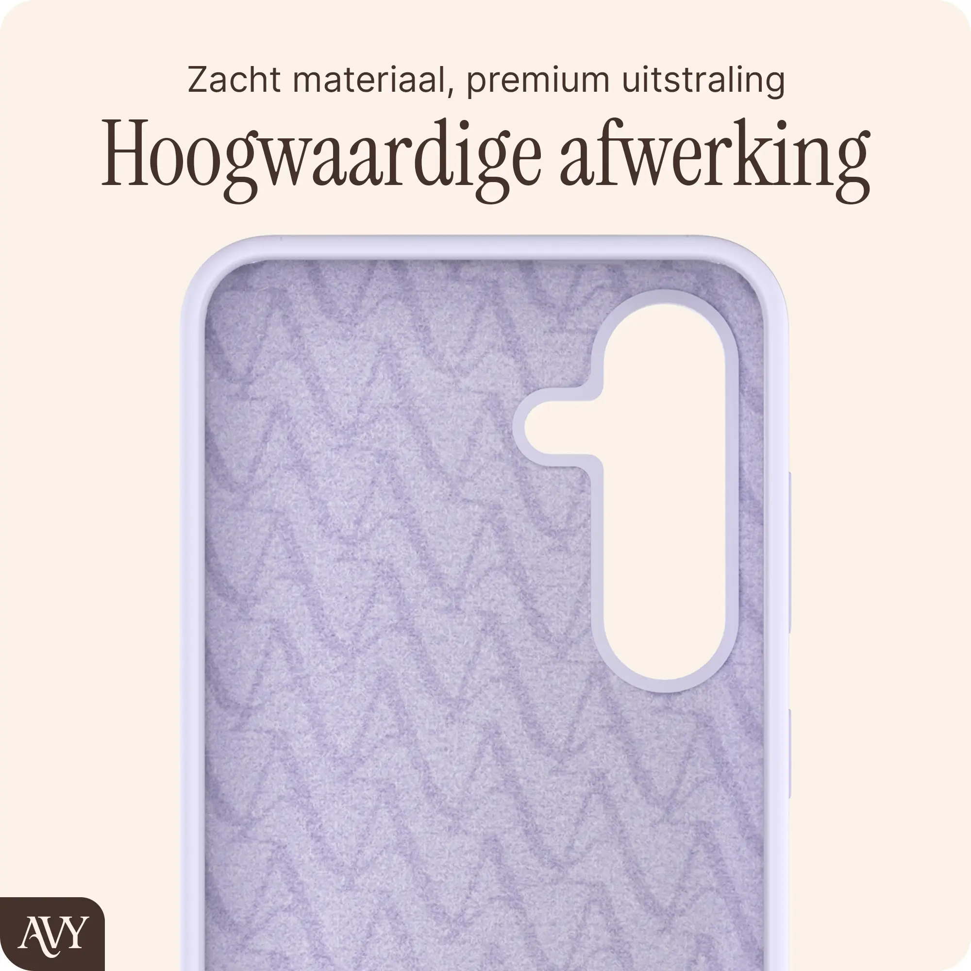 AVY Samsung S25 Plus / S24 Plus Hoesje Liquid Silicone met MagSafe Paars afbeelding 9