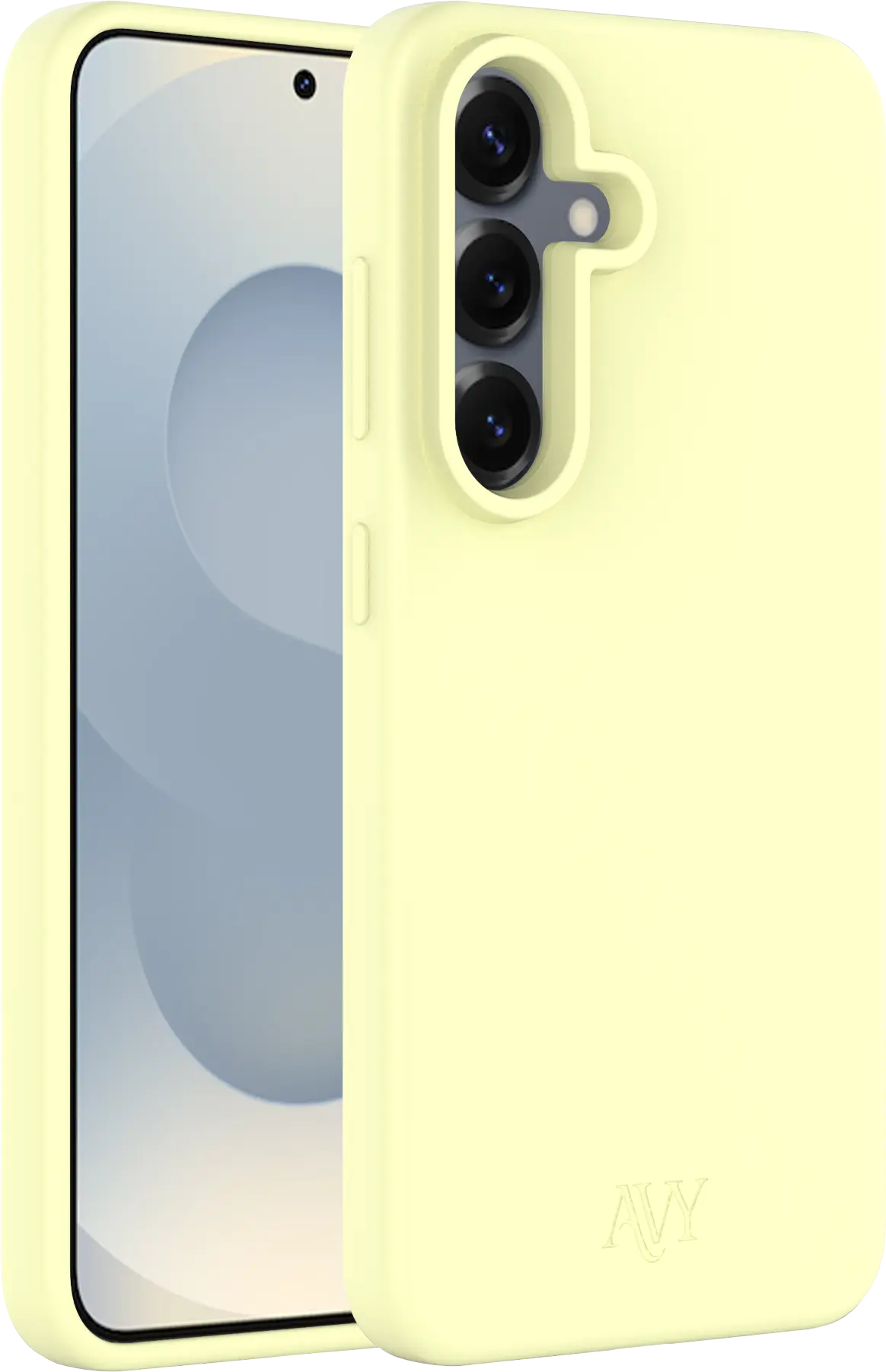 AVY Samsung S25 Plus / S24 Plus Hoesje Liquid Silicone met MagSafe Butter Yellow afbeelding 10