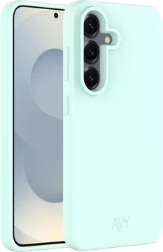 AVY Samsung Galaxy S25 Plus / S24 Plus Hoesje Liquid Silicone met MagSafe Matcha
