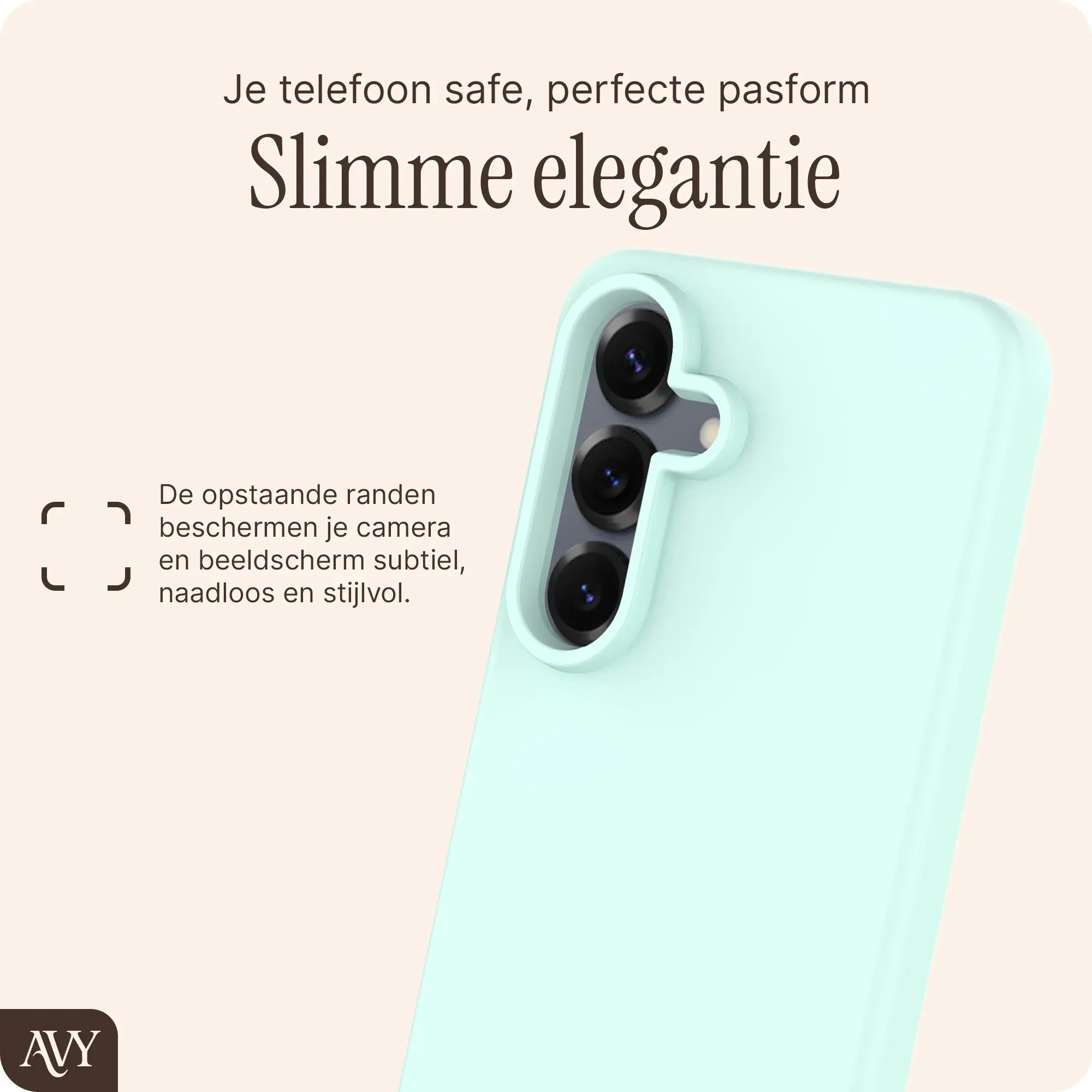AVY Samsung Galaxy S25 Plus / S24 Plus Hoesje Liquid Silicone met MagSafe Matcha afbeelding 7