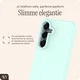 AVY Samsung Galaxy S25 Plus / S24 Plus Hoesje Liquid Silicone met MagSafe Matcha afbeelding 7