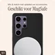AVY Samsung Galaxy S25 Ultra Hoesje Liquid Silicone met MagSafe Zwart afbeelding 8