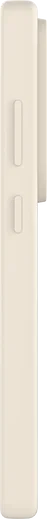 AVY Samsung Galaxy S25 Ultra Hoesje Liquid Silicone met MagSafe Beige afbeelding 15