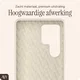 AVY Samsung Galaxy S25 Ultra Hoesje Liquid Silicone met MagSafe Beige afbeelding 10