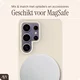 AVY Samsung Galaxy S25 Ultra Hoesje Liquid Silicone met MagSafe Beige afbeelding 8