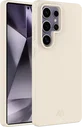 AVY Samsung Galaxy S25 Ultra Hoesje Liquid Silicone met MagSafe Beige
