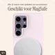 AVY Samsung Galaxy S25 Ultra Hoesje Liquid Silicone met MagSafe Roze afbeelding 8