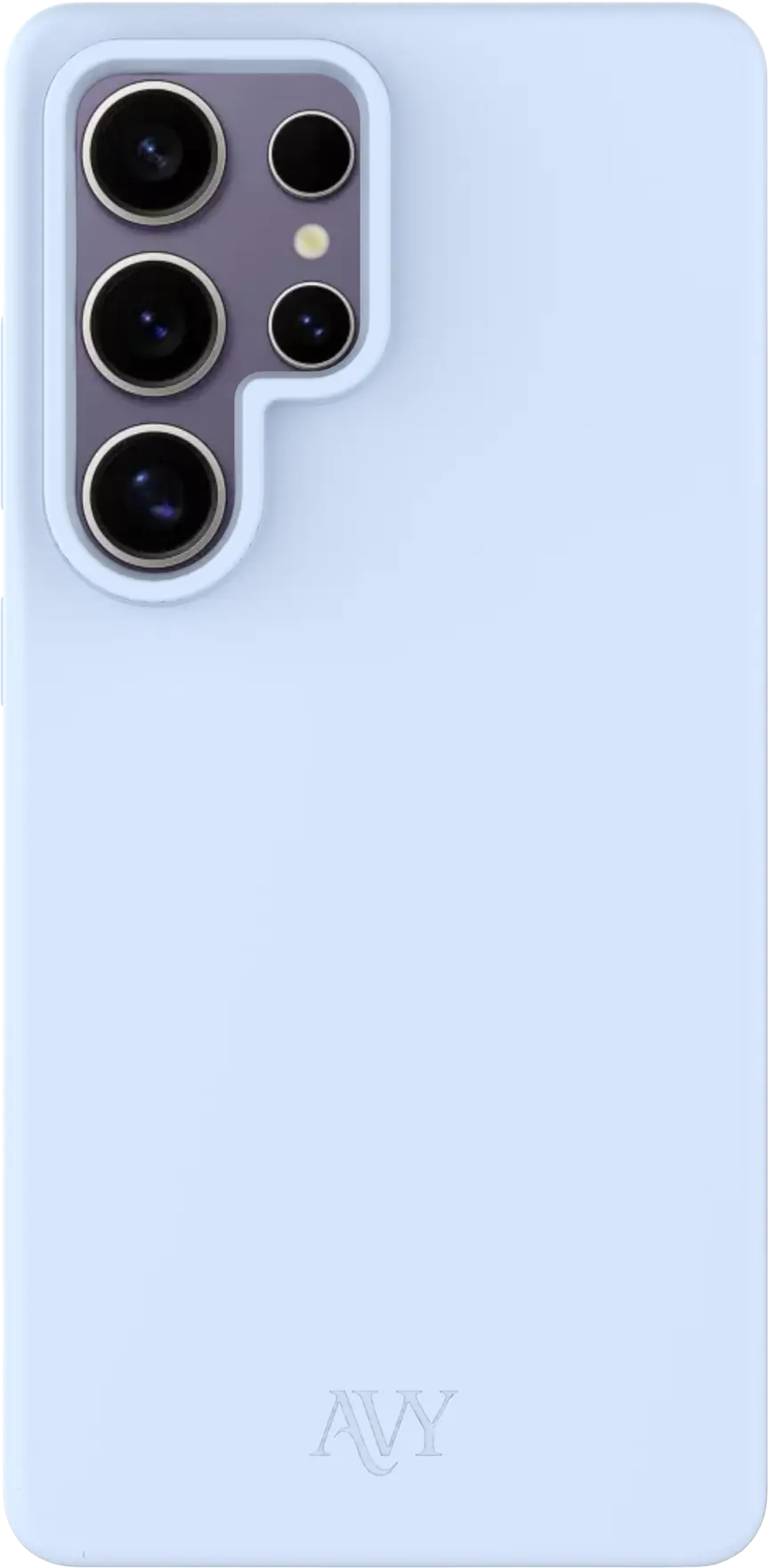 AVY Samsung Galaxy S25 Ultra Hoesje Liquid Silicone met MagSafe Blauw afbeelding 1