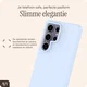 AVY Samsung Galaxy S25 Ultra Hoesje Liquid Silicone met MagSafe Blauw afbeelding 9