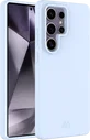 AVY Samsung Galaxy S25 Ultra Hoesje Liquid Silicone met MagSafe Blauw