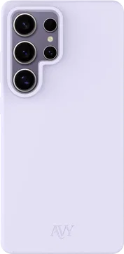 AVY Samsung Galaxy S25 Ultra Hoesje Liquid Silicone met MagSafe Paars