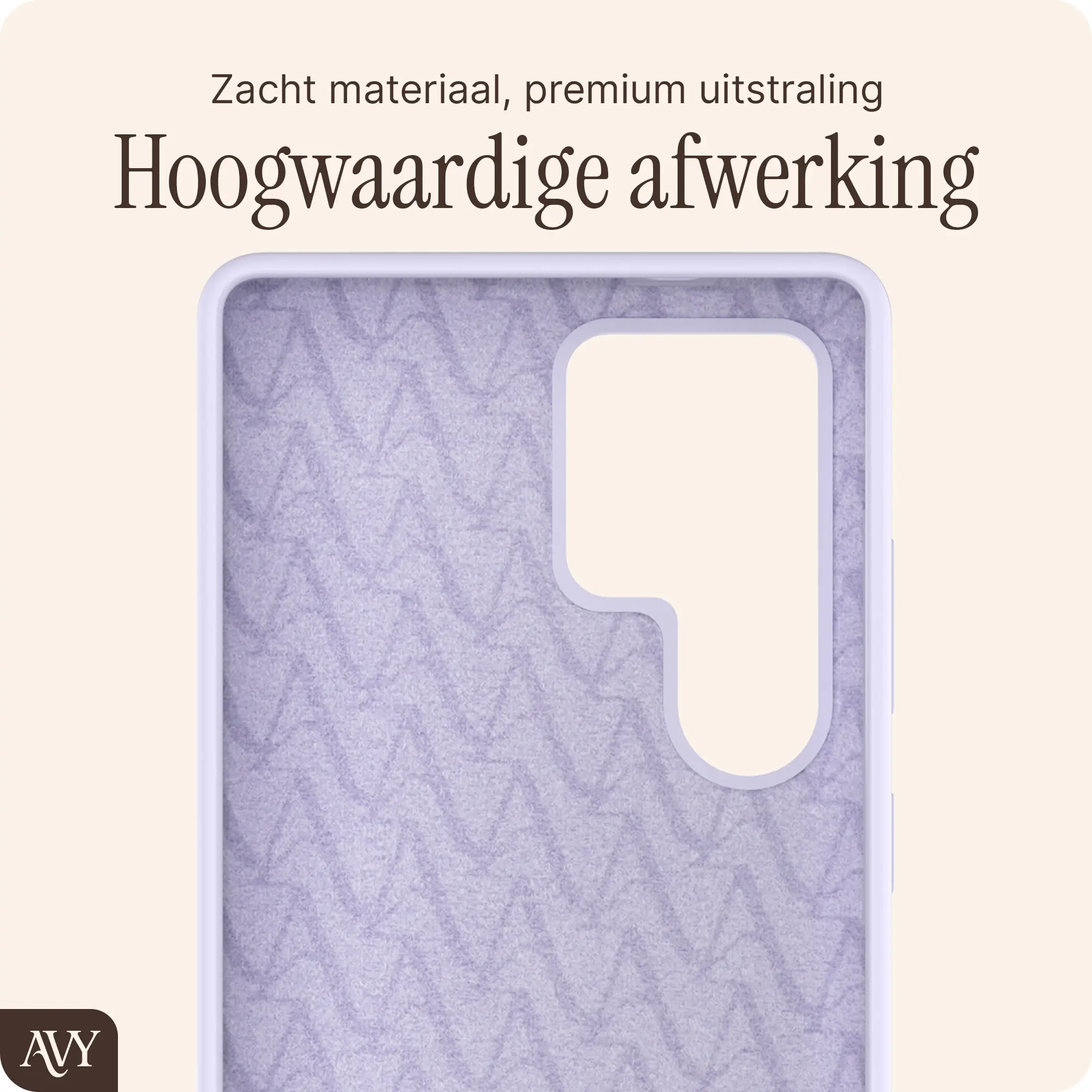 AVY Samsung Galaxy S25 Ultra Hoesje Liquid Silicone met MagSafe Paars afbeelding 10