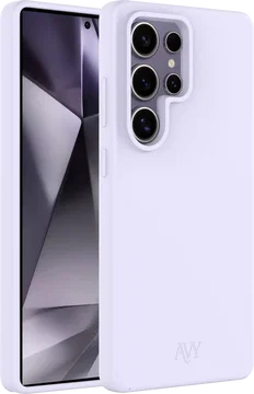 AVY Samsung Galaxy S25 Ultra Hoesje Liquid Silicone met MagSafe Paars