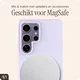 AVY Samsung Galaxy S25 Ultra Hoesje Liquid Silicone met MagSafe Paars afbeelding 8