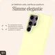 AVY Samsung Galaxy S25 Ultra Hoesje Liquid Silicone met MagSafe Butter Yellow afbeelding 9