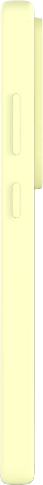 AVY Samsung Galaxy S25 Ultra Hoesje Liquid Silicone met MagSafe Butter Yellow afbeelding 15