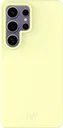 AVY Samsung Galaxy S25 Ultra Hoesje Liquid Silicone met MagSafe Butter Yellow