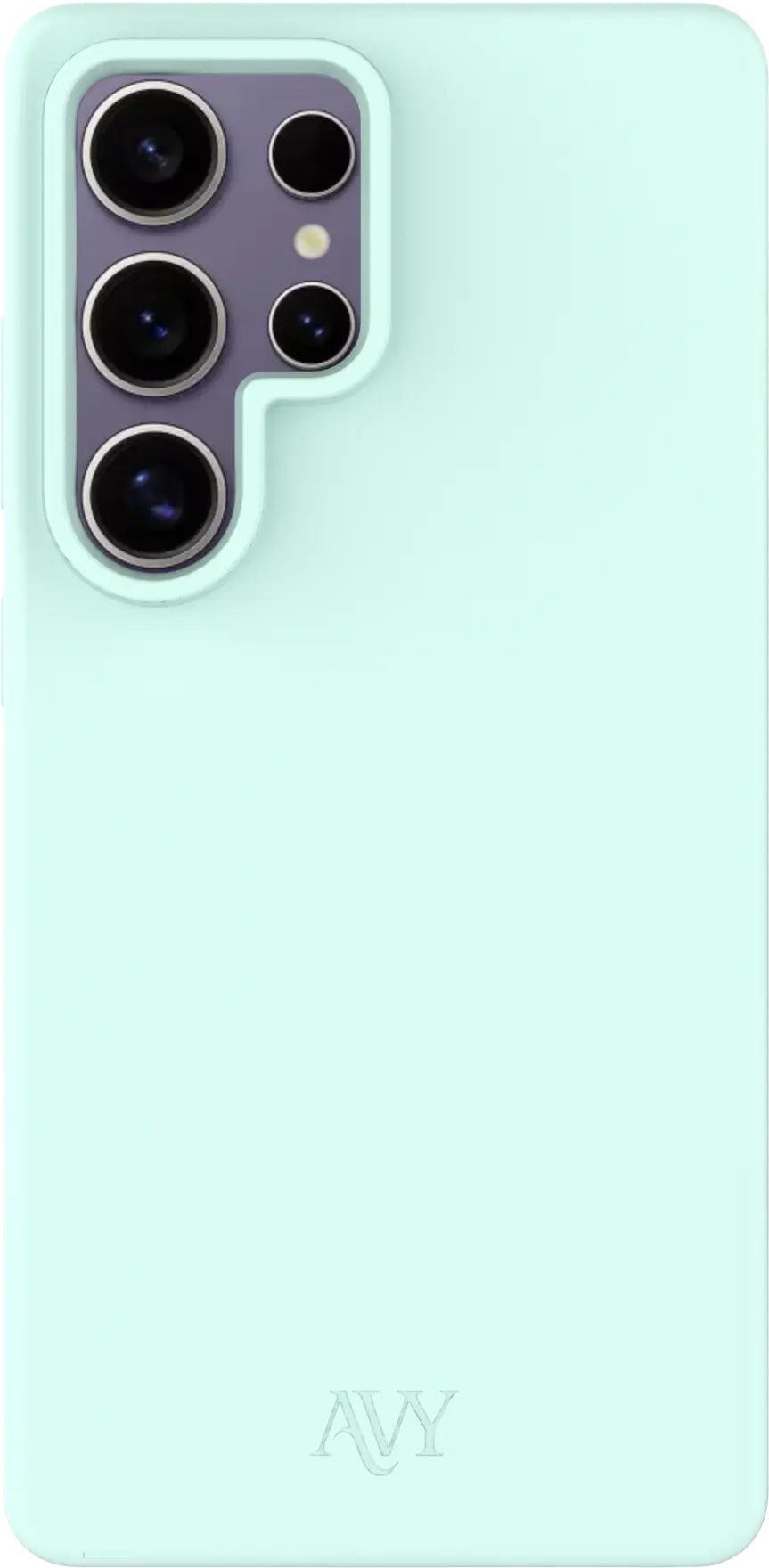 AVY Samsung Galaxy S25 Ultra Hoesje Liquid Silicone met MagSafe Matcha afbeelding 1